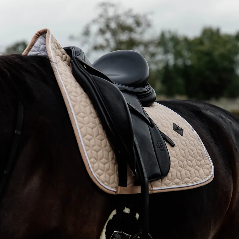Kentucky Wool Dressage Saddlecloth - Beige-4