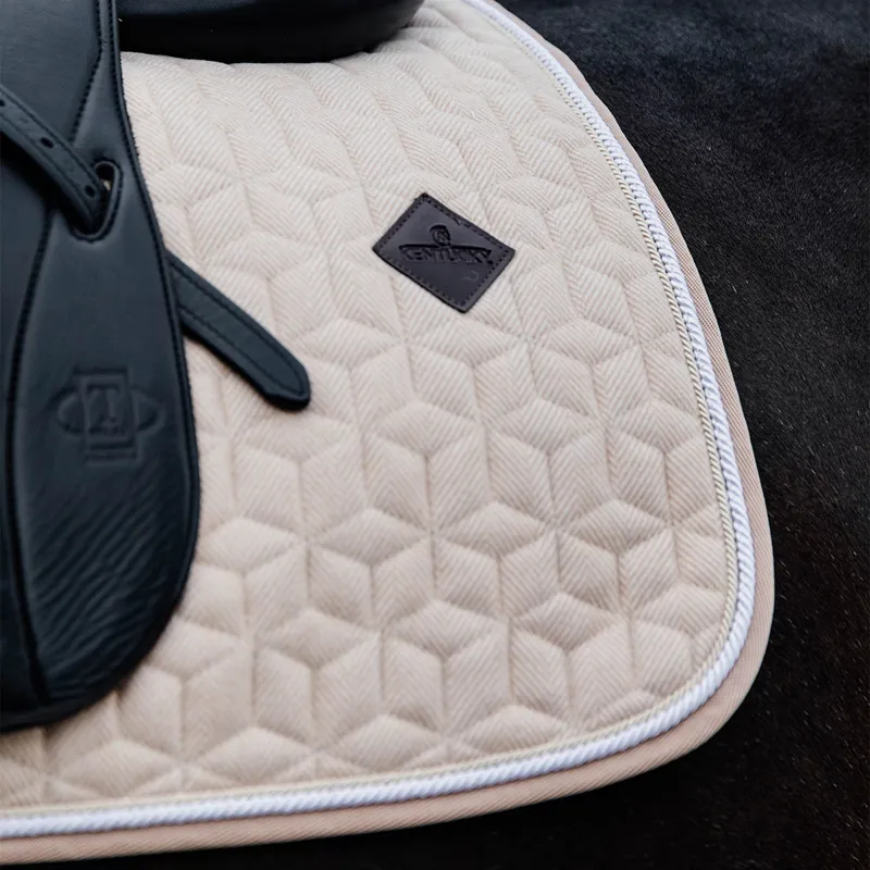 Kentucky Wool Dressage Saddlecloth - Beige-5