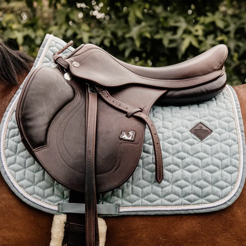 Kentucky Wool Jumping Saddlecloth - Light Blue-1