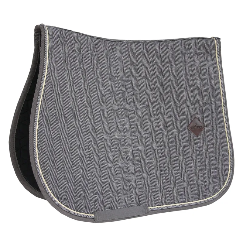 Kentucky Wool Jumping Saddlecloth - Grey