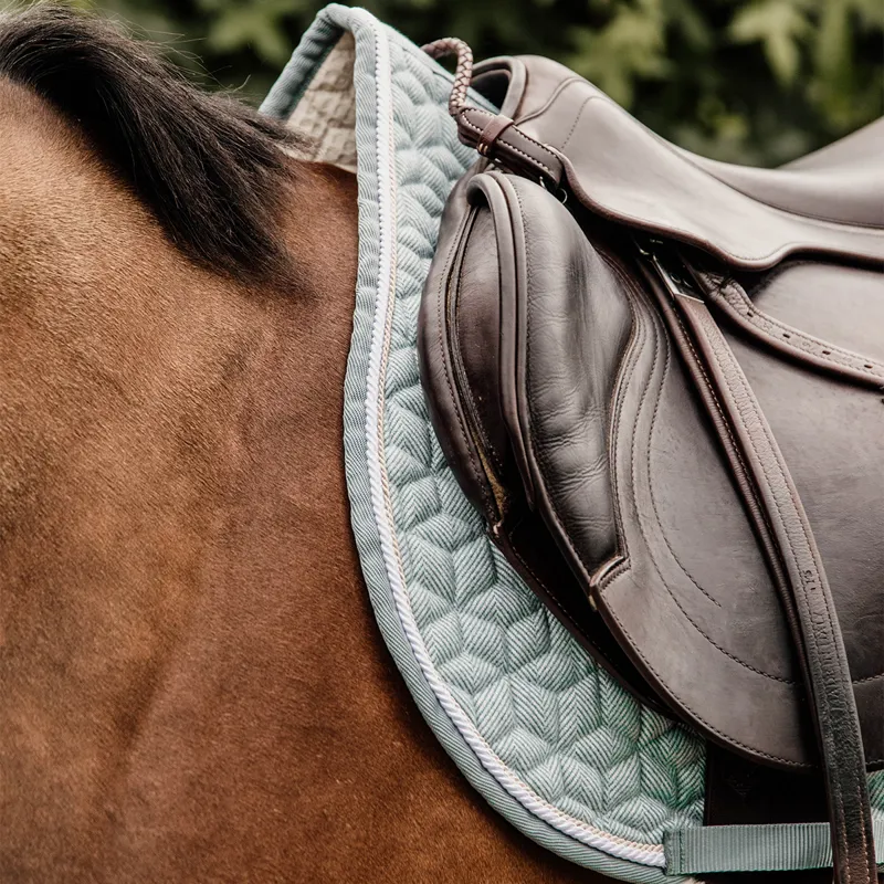 Kentucky Wool Dressage Saddlecloth - Light Blue-6