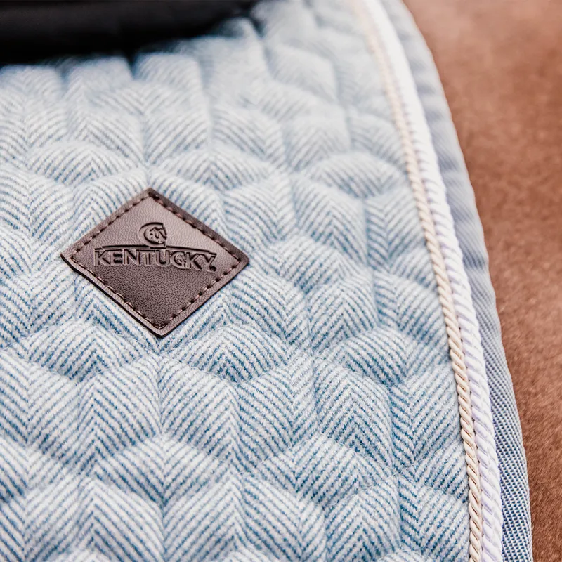 Kentucky Wool Dressage Saddlecloth - Light Blue-5