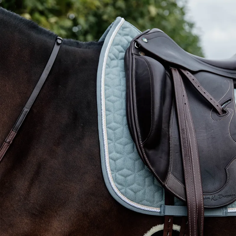 Kentucky Wool Dressage Saddlecloth - Light Blue-4