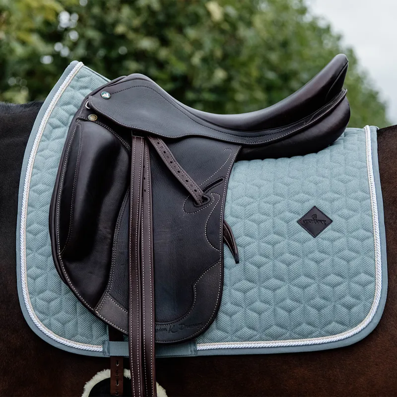 Kentucky Wool Dressage Saddlecloth - Light Blue-1