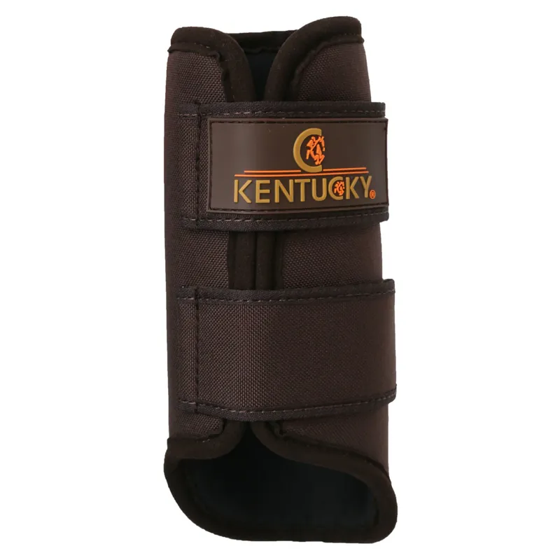 Kentucky 3D Spacer Brushing Boots - Brown-1