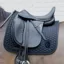 Kentucky 3D Logo Plaited Dressage Saddlecloth - Black