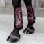 Kentucky Bamboo Shield Tendon Boots with Elastic Straps - Bordeaux