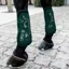 Kentucky Bamboo Shield Tendon Boots with Elastic Straps - Dark Green