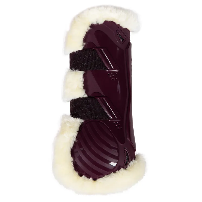 Kentucky Bamboo Shield Vegan Sheepskin Tendon Boots - Bordeaux-2