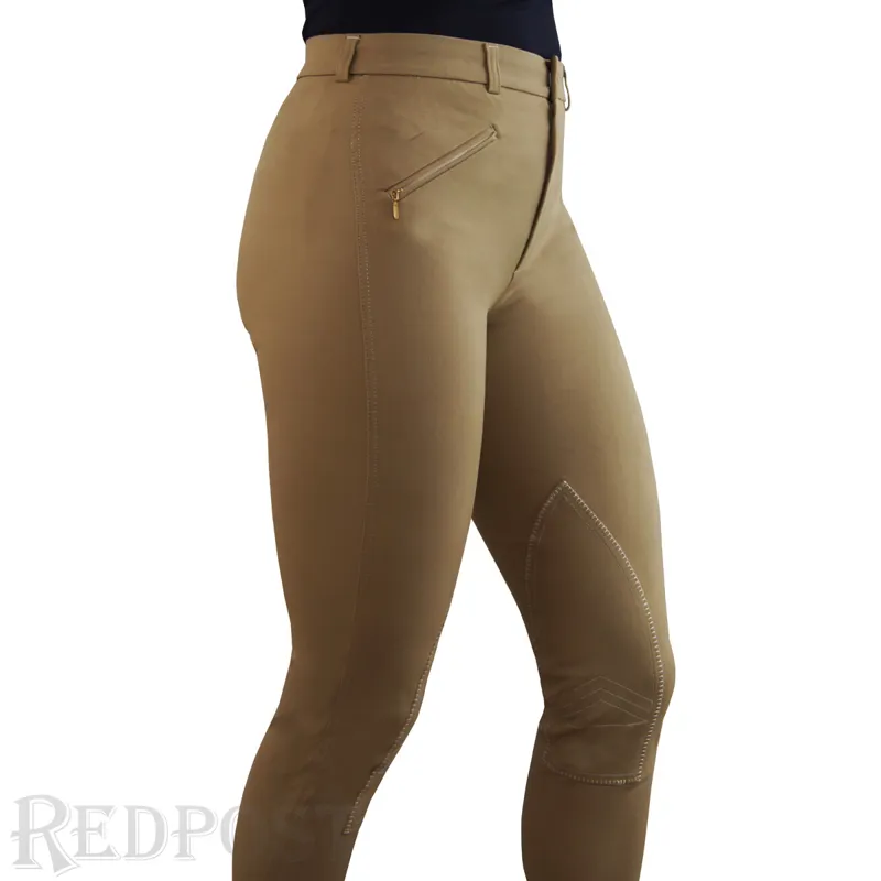Kentucky Ladies Knee Patch Breeches - Beige