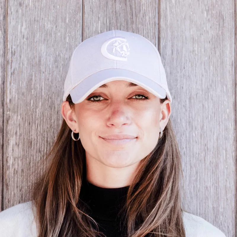 Kentucky Glitter Baseball Cap Soft Rose