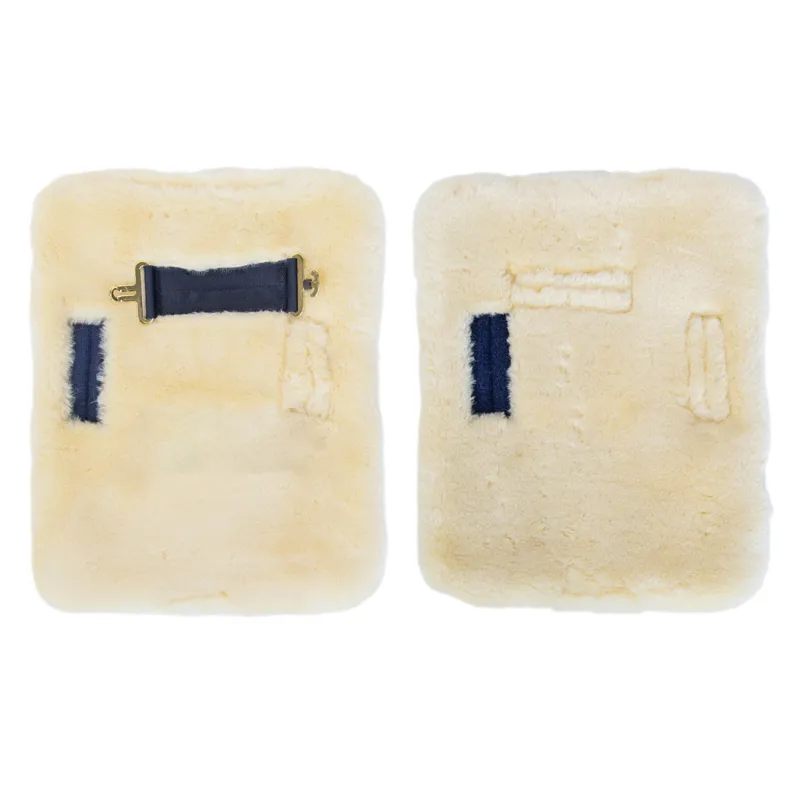 Kentucky Single Buckle Faux Fur Chest Expander - Natural