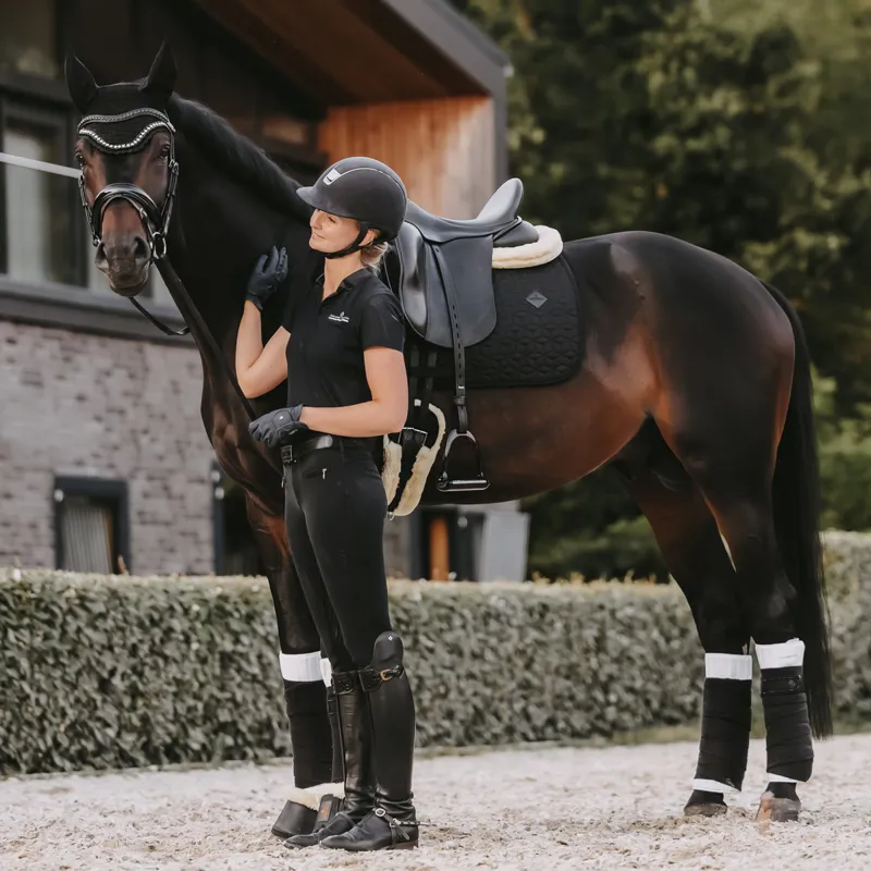 Kentucky Classic Dressage Saddlecloth - Black-6
