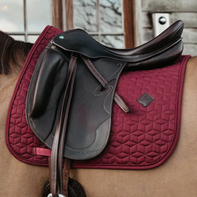 Kentucky Classic Dressage Saddlecloth - Bordeaux-1