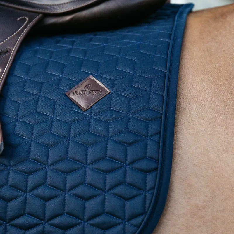 Kentucky Classic Dressage Saddlecloth - Navy-4