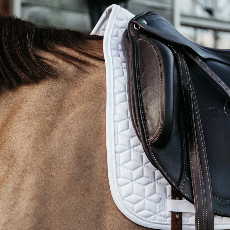 Kentucky Classic Dressage Saddlecloth - White-3