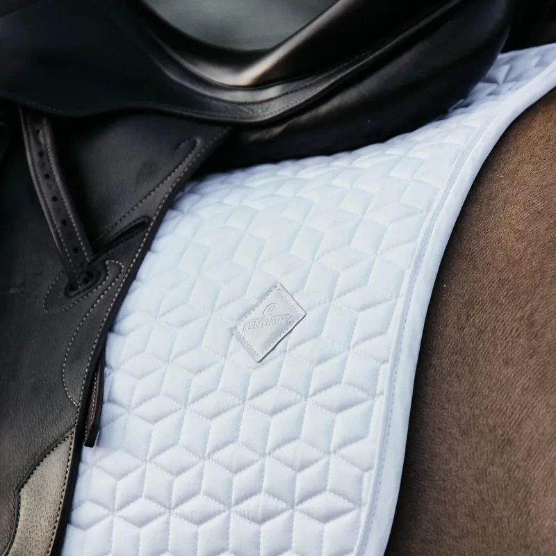 Kentucky Classic Dressage Saddlecloth - White-2