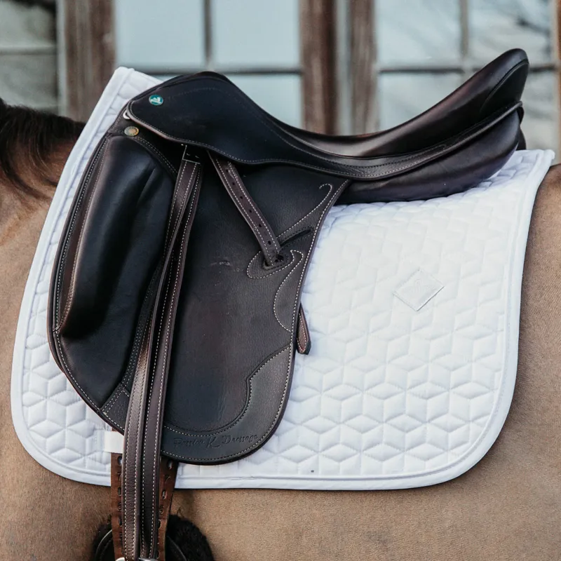 Kentucky Classic Dressage Saddlecloth - White-1