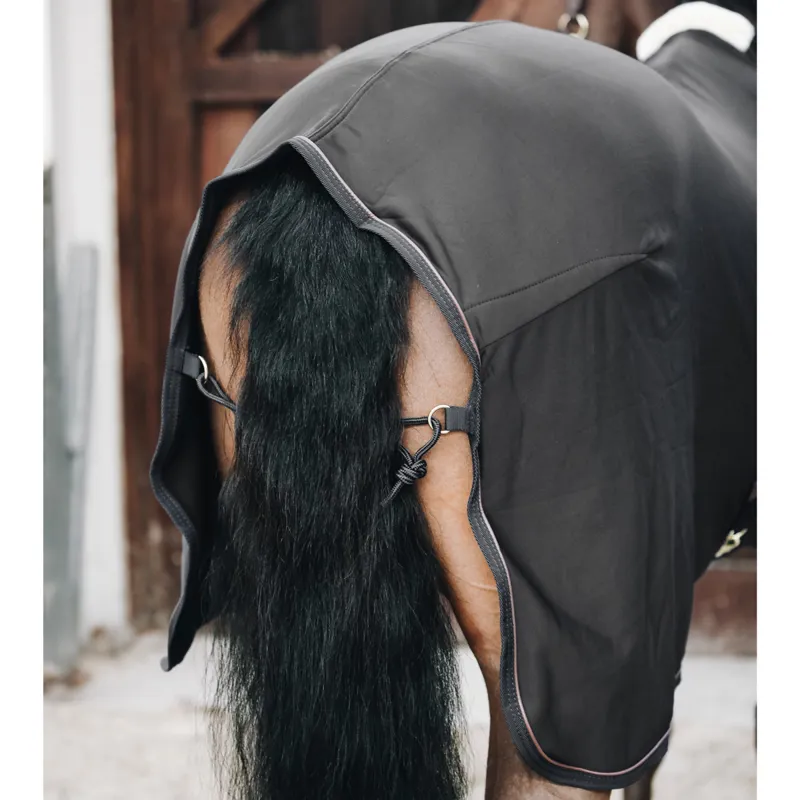 Kentucky Cooler Fleece Standard Neck Rug - Black-2