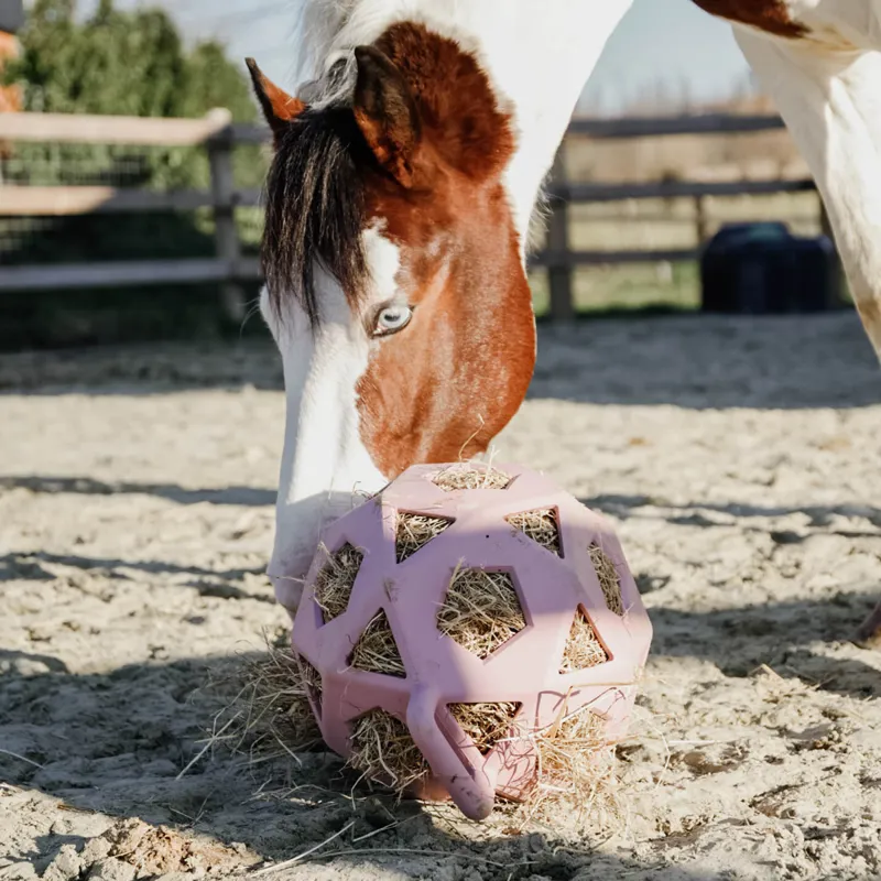 Kentucky Relax Horse Play Hay Ball - Old Rose-3