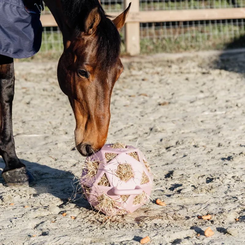Kentucky Relax Horse Play Hay Ball - Old Rose-4