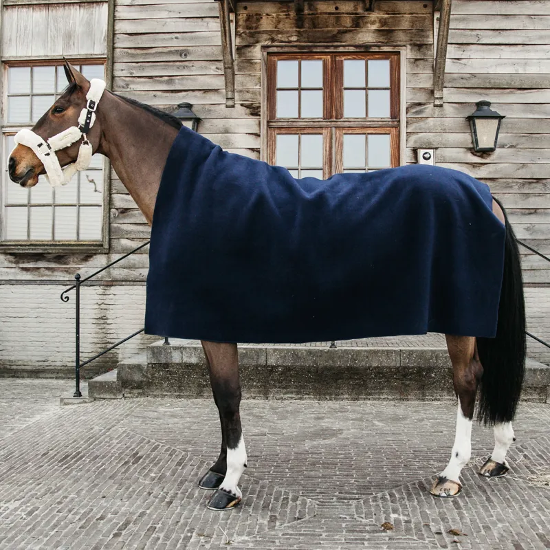 Kentucky Heavy Fleece Square Cooler Rug - Navy