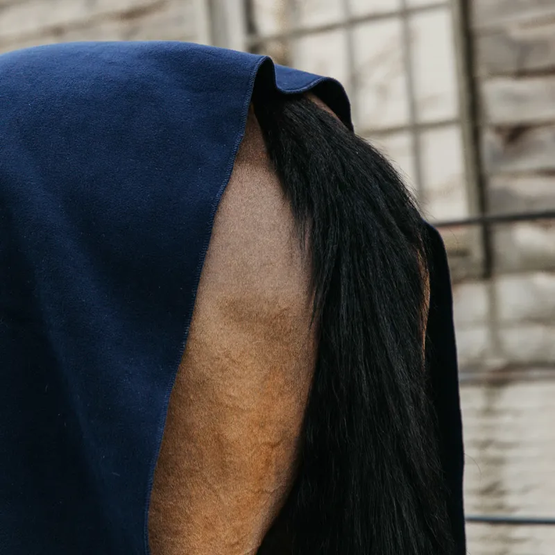 Kentucky Heavy Fleece Square Cooler Rug - Navy-3