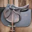 Kentucky Pearls Jumping Saddlecloth - Grey