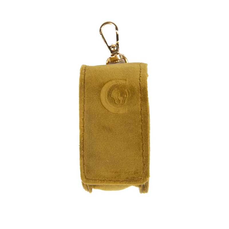 Kentucky Velvet Dog Square Poop Bag Holder - Mustard-1