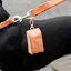 Kentucky Velvet Dog Square Poop Bag Holder - Orange