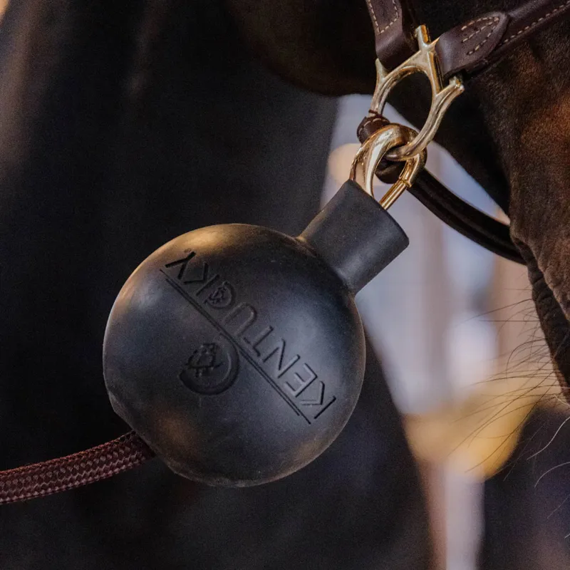 Kentucky Lead Rope Clip Protection Ball - Black