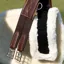 Kentucky Artificial Sheepskin Stud Girth Cover - Natural