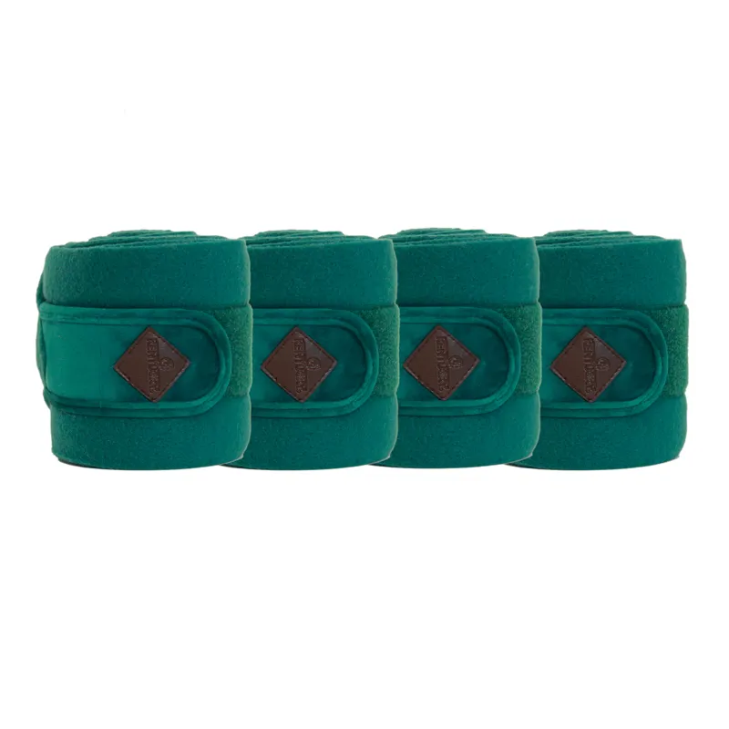 Kentucky Velvet Polar Fleece Bandages - Dark Green-1