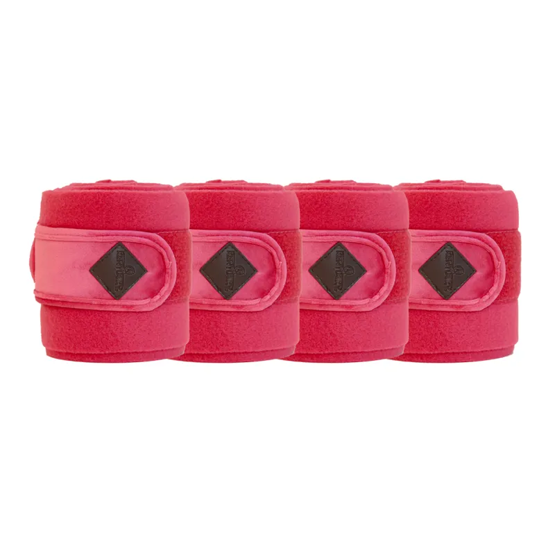 Kentucky Velvet Polar Fleece Bandages - Fuchsia-2