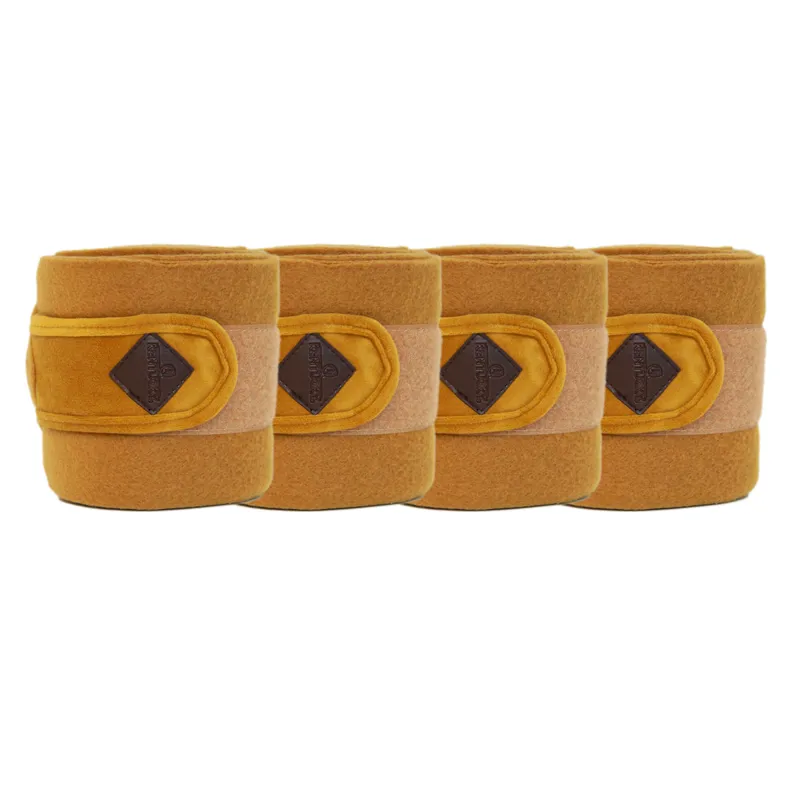 Kentucky Velvet Polar Fleece Bandages - Mustard-1