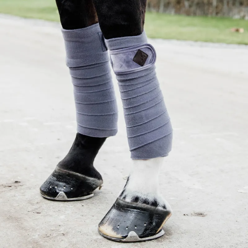 Kentucky Velvet Polar Fleece Bandages - Purple-2