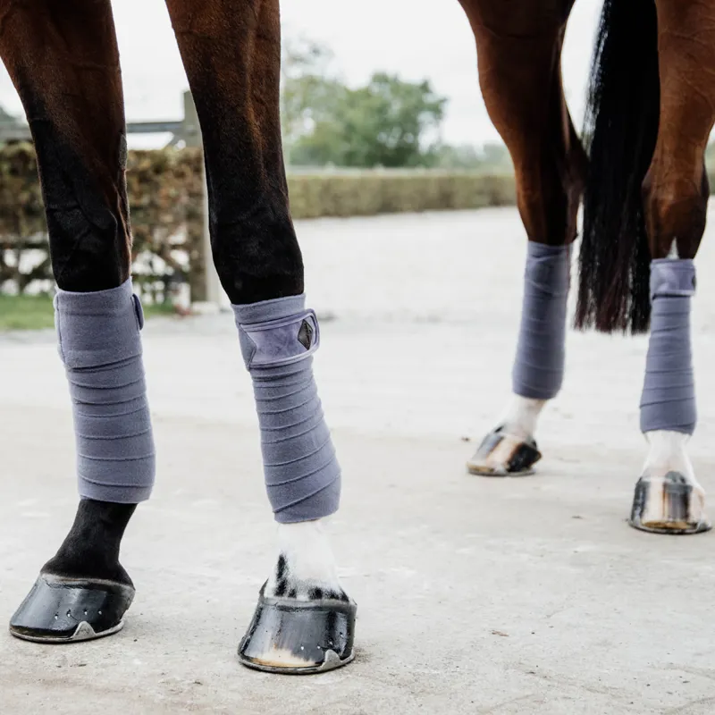 Kentucky Velvet Polar Fleece Bandages - Purple-3