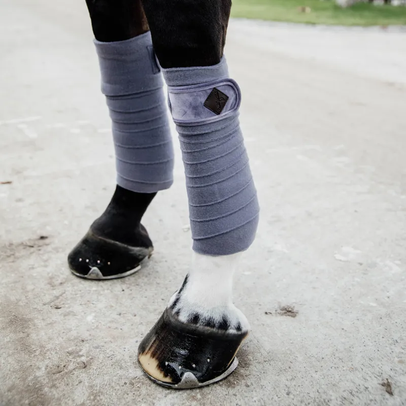 Kentucky Velvet Polar Fleece Bandages - Purple-5