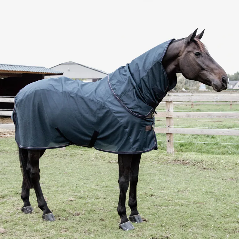 Kentucky Classic Waterproof Combo Neck Fly Rug - Navy