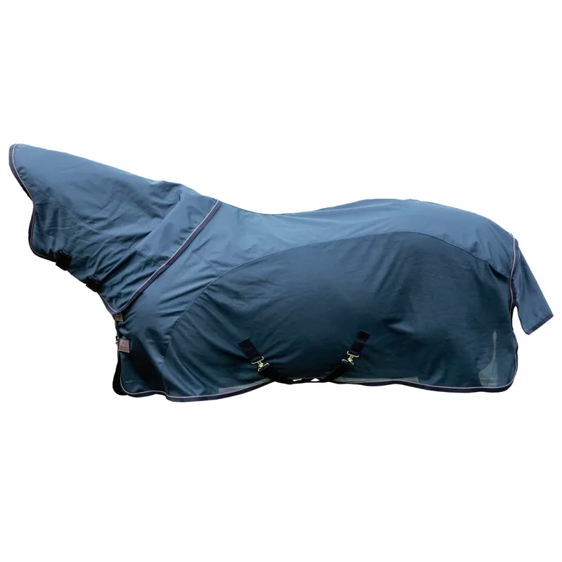 Kentucky Classic Waterproof Combo Neck Fly Rug - Navy-8