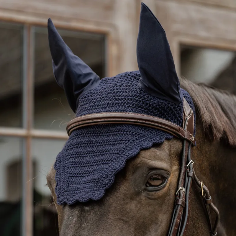 Kentucky Wellington Wave Soundless Fly Veil - Dark Navy-2