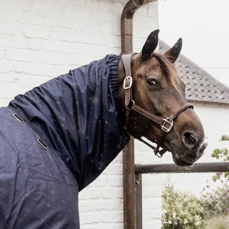 Kentucky Classic Waterproof Scarf Neck Cover - Navy-1