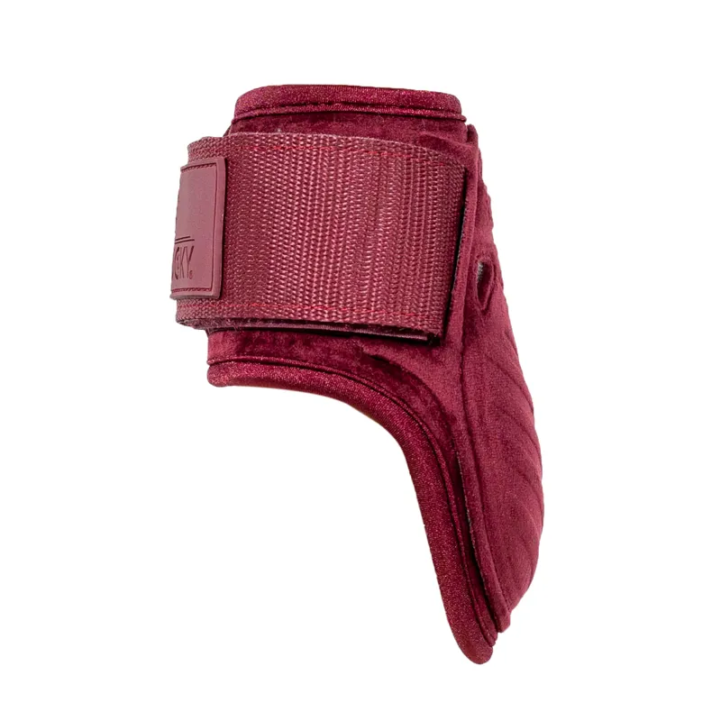 Kentucky Velvet Young Horse Fetlock Boots - Bordeaux-3