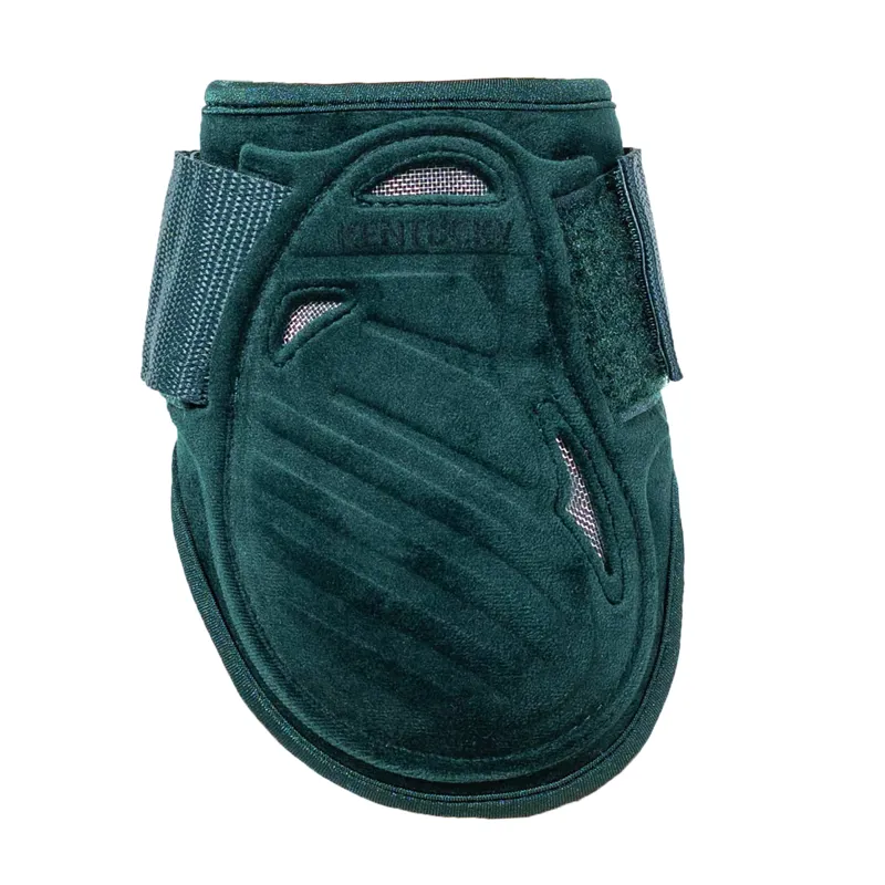 Kentucky Velvet Young Horse Fetlock Boots - Dark Green-3