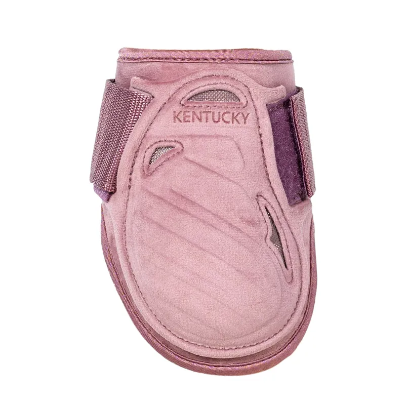 Kentucky Velvet Young Horse Fetlock Boots - Old Rose-3