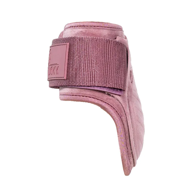 Kentucky Velvet Young Horse Fetlock Boots - Old Rose-2