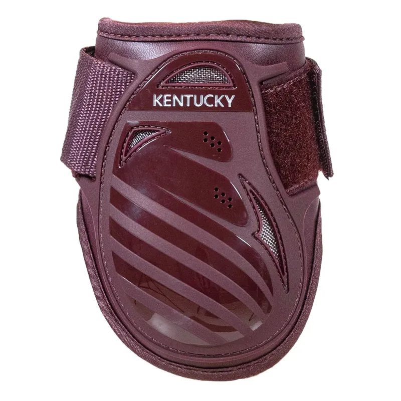 Kentucky Young Horse Vented Fetlock Boots - Bordeaux-2
