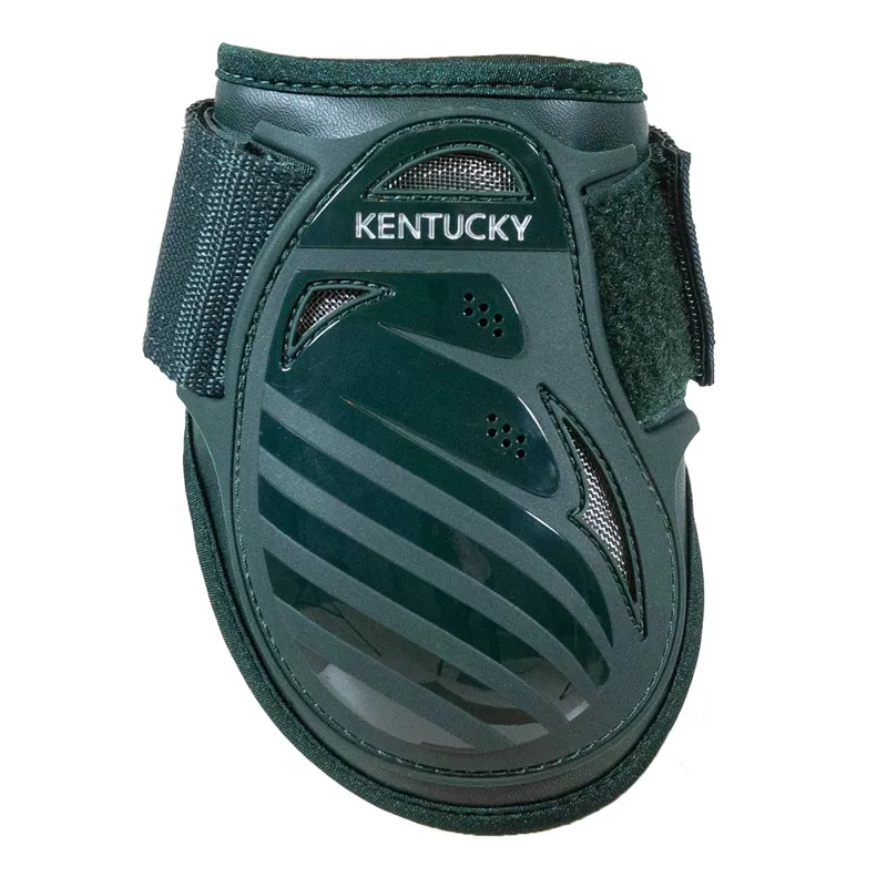 Kentucky Young Horse Vented Fetlock Boots - Dark Green-2