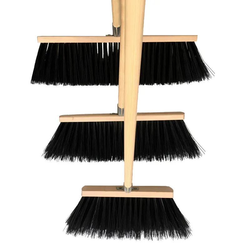 KM Elite Yard Flick Broom - Black