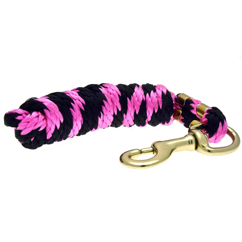 KM Elite 6ft Two-Tone Nylon Lead Rope - Various Colours-3